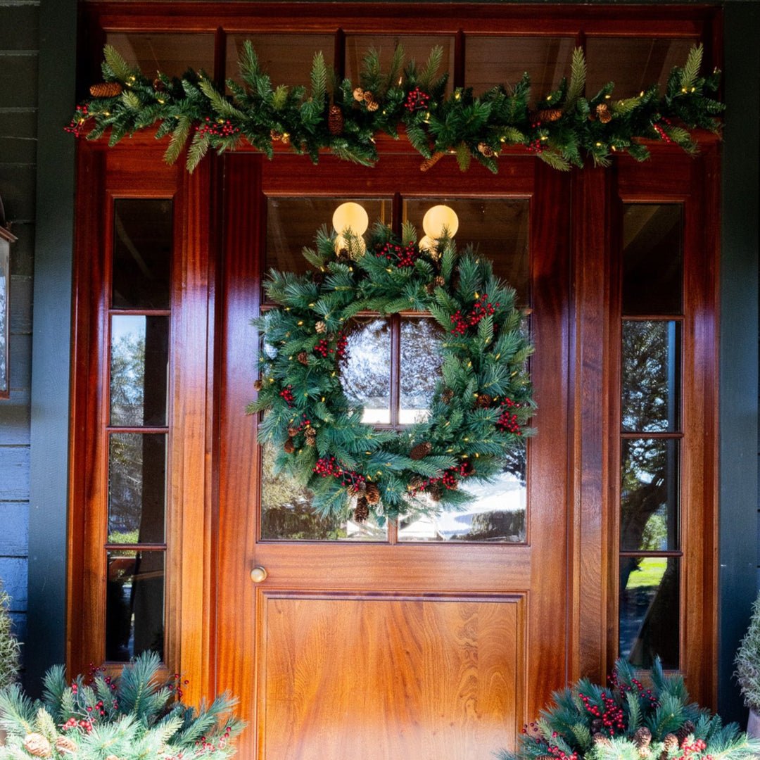 Christmas Wreath Sizing Guide: How to Match Wreath Diameter to Your Door